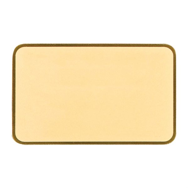 Wallet Card - Brass 2-1/8"x3-3/8" - Image 2