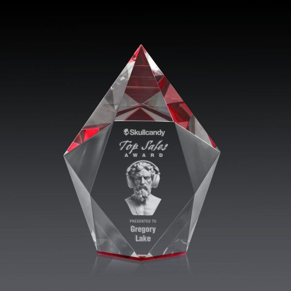 Devron Award (3D) - Optical/Red 6"