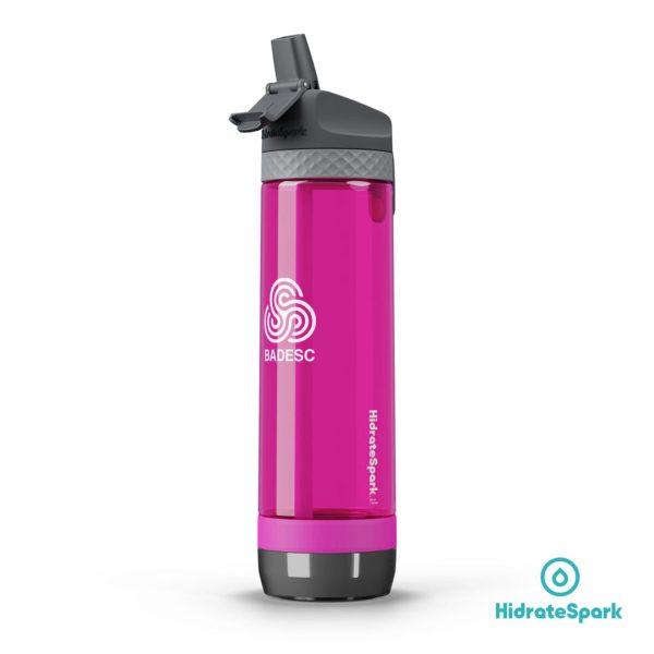 HidrateSpark® Pro Straw Tritan Water Bottle - 24oz Fruit Punch