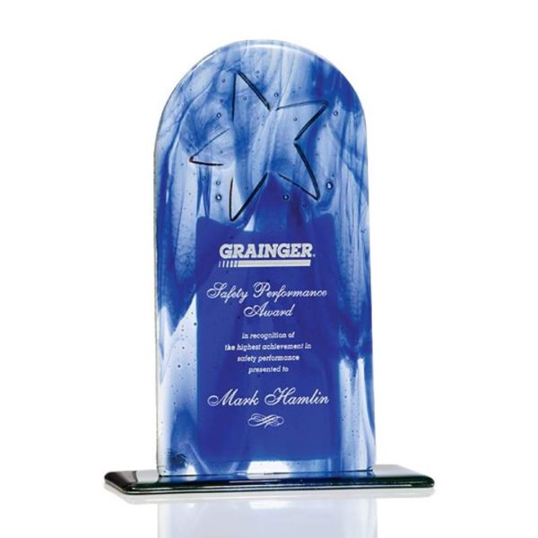 Star Arch Award - Blue 10"