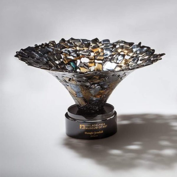 Ingot Award Bowl  - Gold/Silver 10" Diam