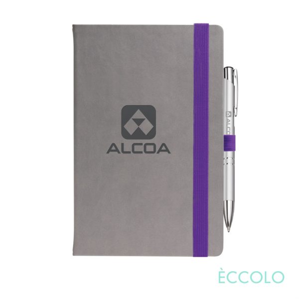 WGG! Eccolo® Salsa Journal/Clicker Pen - (M) Purple