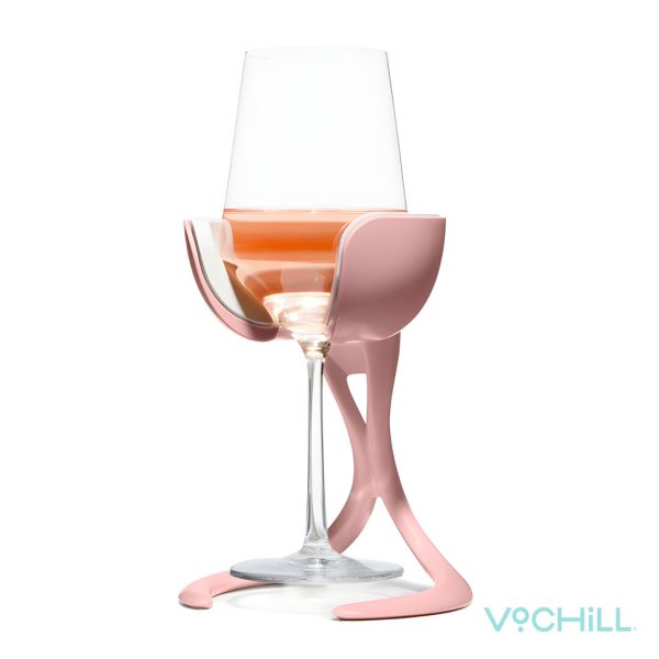 VoChill™ Stemmed Wine Chiller - Rose - Image 2