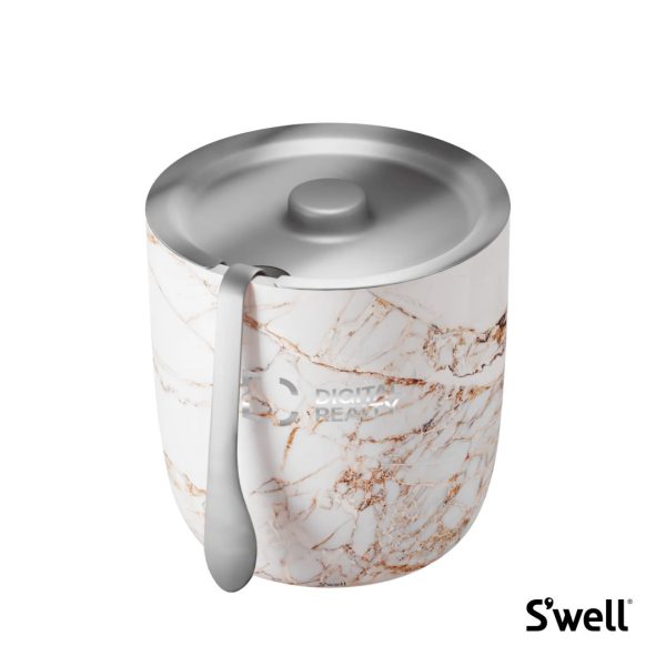 S'well® Ice Bucket & Tongs - Calacatta Gold