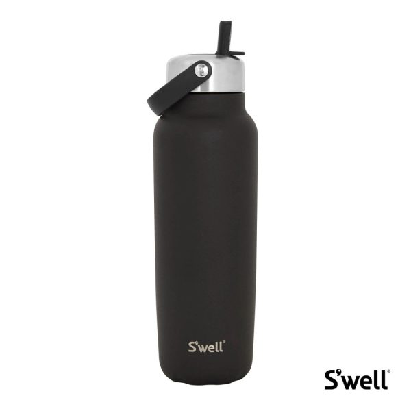 S'well® Explorer w/ Flip Straw - 40oz Onyx - Image 2