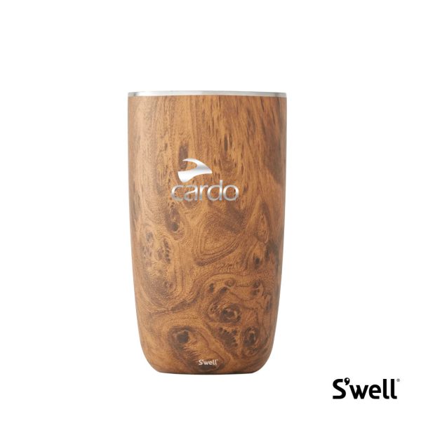 S'well® Wine Chiller - Teakwood