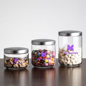 Primrose Jar with Metal Lid - Imprinted