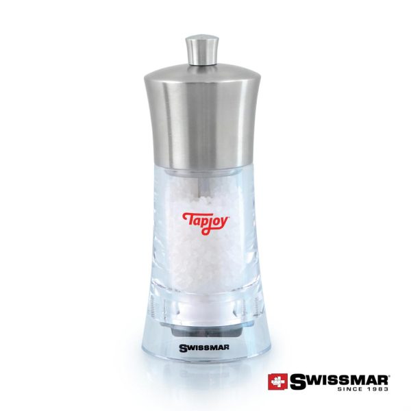 WGG! Swissmar® Torre Salt Mill - 6" Acrylic/Stainless