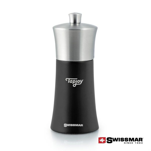 WGG! Swissmar® Torre Pepper Mill - 6" Matte Black Stainless