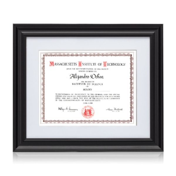 Banff Cert Frame - Black 8½"x11"