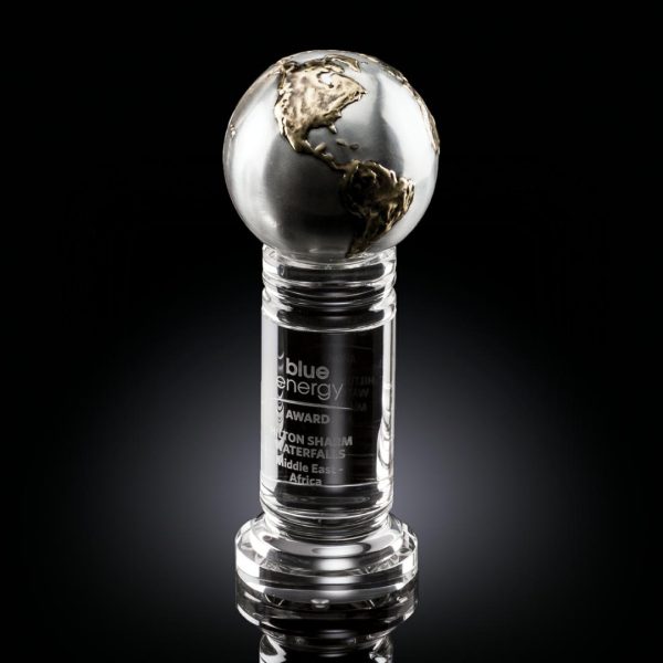 Continental Globe - Cast Metal/Optical 10¼"