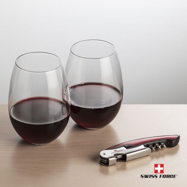 Swiss Force® Opener & 2 Carlita Wine - Red - Image 2