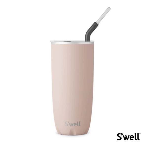 S'well® Tumbler w/ Straw - 24oz Himalayan Salt - Image 2