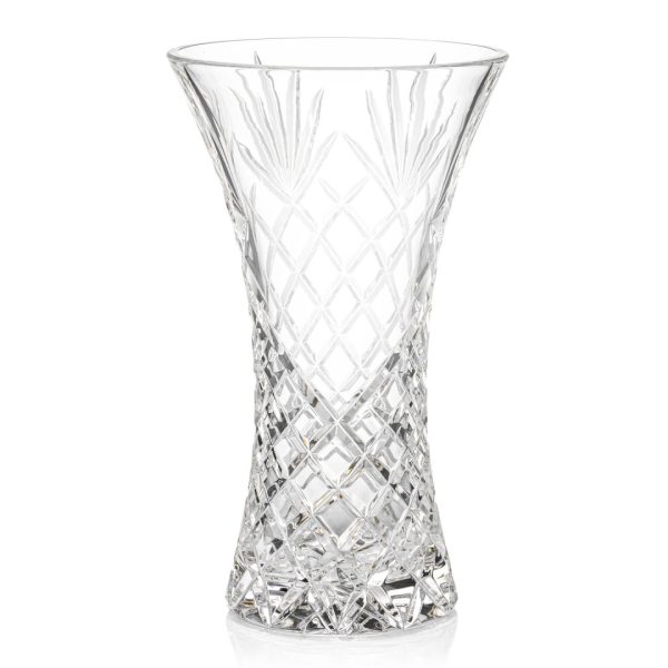 Marilla Vase - Lead Crystal 9" - Image 2