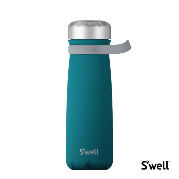 S'well® Traveler Insulated - 24oz Peacock Blue - Image 2