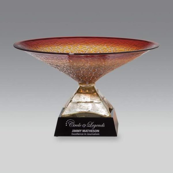 WGG! Giza Bowl - Ruby/Black 15½" Wide